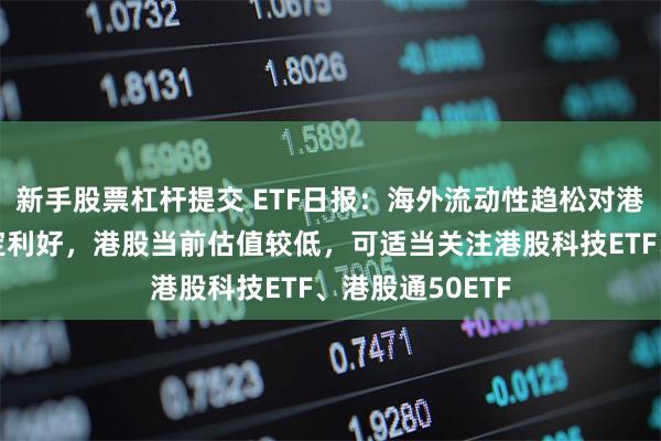 新手股票杠杆提交 ETF日报：海外流动性趋松对港股依然构成一定利好，港股当前估值较低，可适当关注港股科技ETF、港股通50ETF