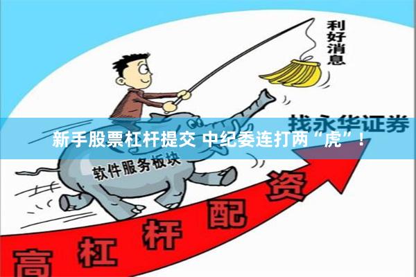 新手股票杠杆提交 中纪委连打两“虎”！